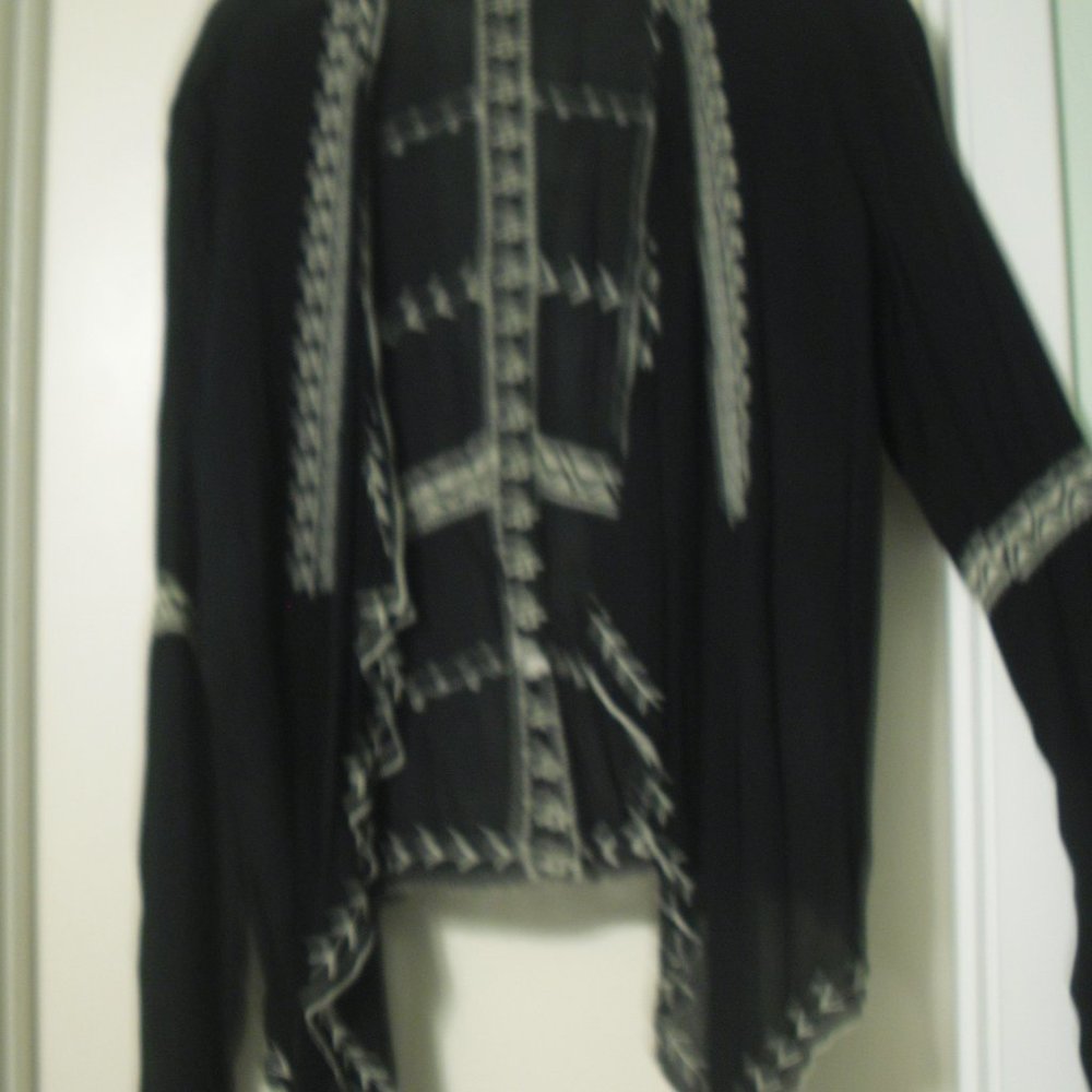 Black and White Cardigan